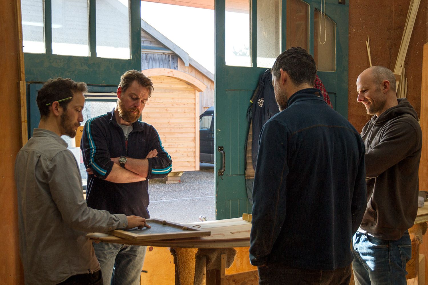 Otter wooden surfboard workshop