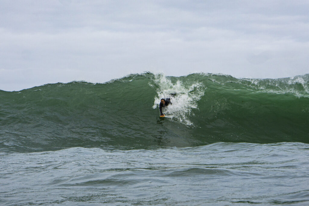 Bodysurfing with Otter Surfboards Handplanes