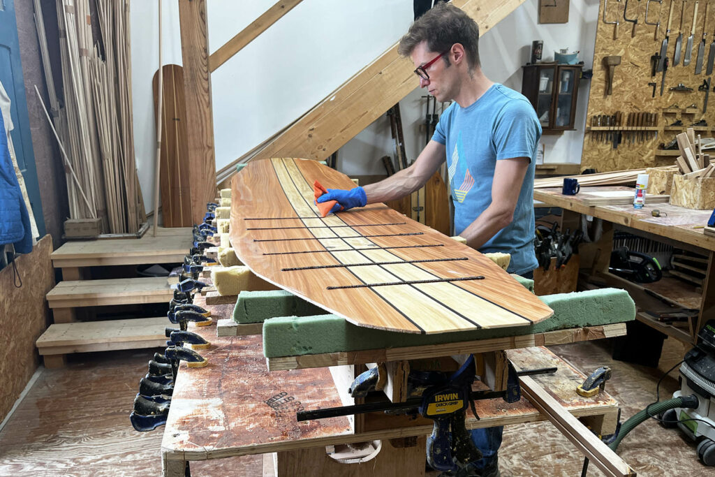 Make your own wooden surfboard with Otter Surfboards